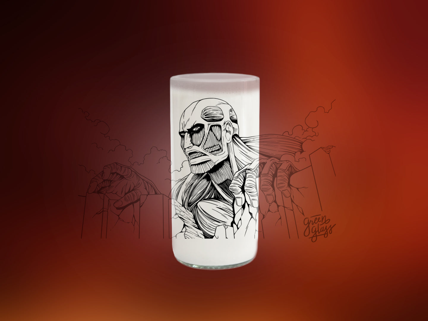 Titanes - Juego de 6 Vasos - 500 ml