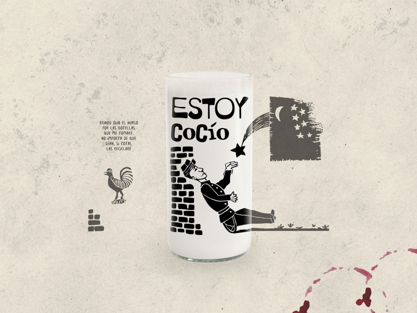 Vaso Lira Popular Estoy cocío transparente 500ml