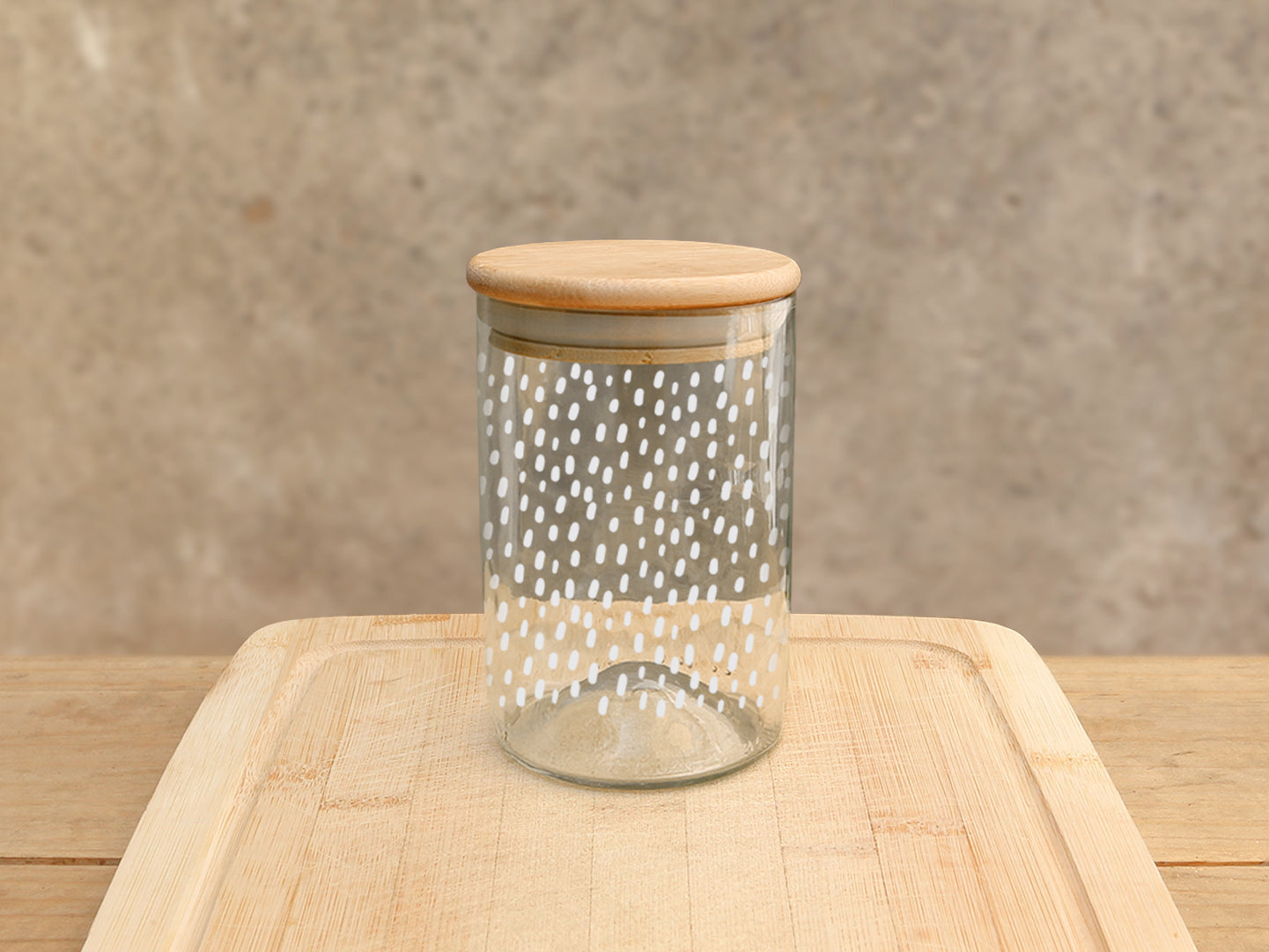 Frasco diseño cereal - arroz trasparente 300 ml