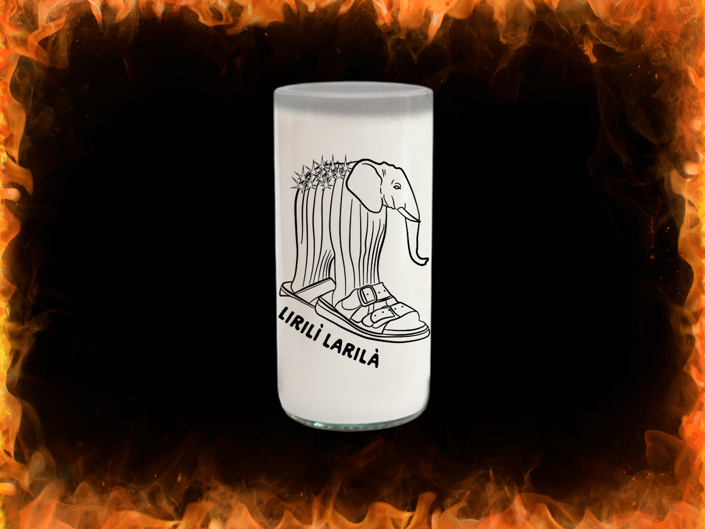 Vaso Lirilí Larilá Edición Limitada Color Transparente 500 ml