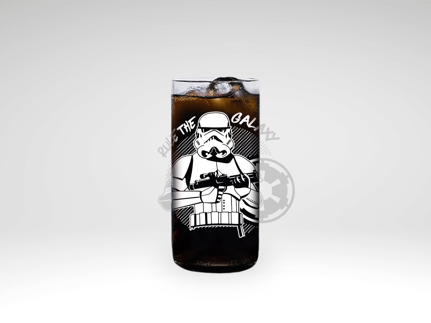 Vaso Stormtrooper de Clásicos de Star Wars color transparente 500ml