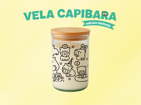 Vela Capibara: Edición limitada - Aroma Bergamota
