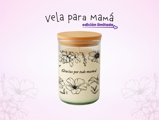 Vela Para Mamá - Aroma Vainilla
