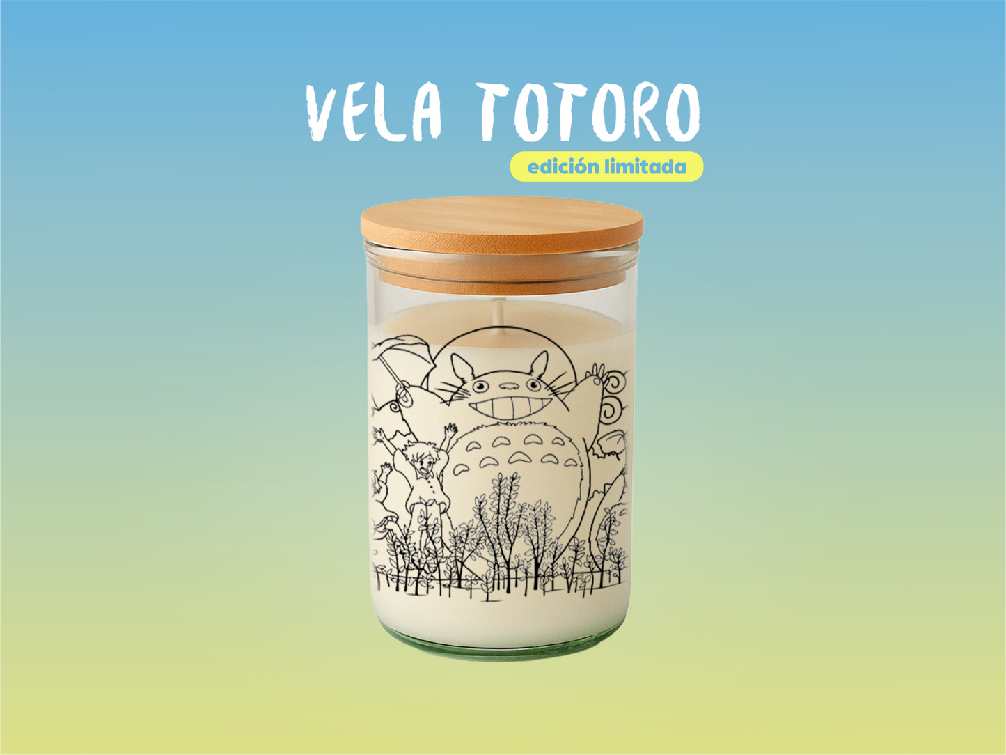 Vela Totoro: Edición Limitada - Aroma Pomelo