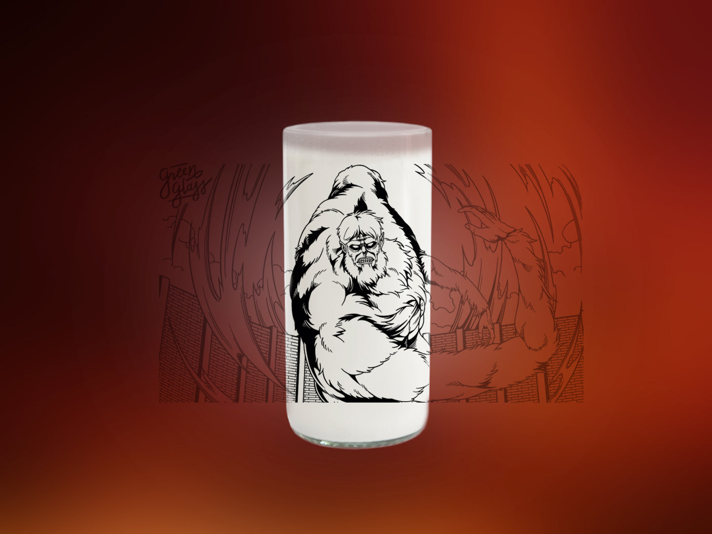Titanes - Juego de 6 Vasos - 500 ml