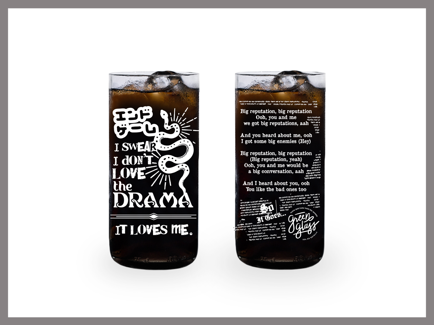 Vaso Drama The Glass Tour Color Transparente 500 ml