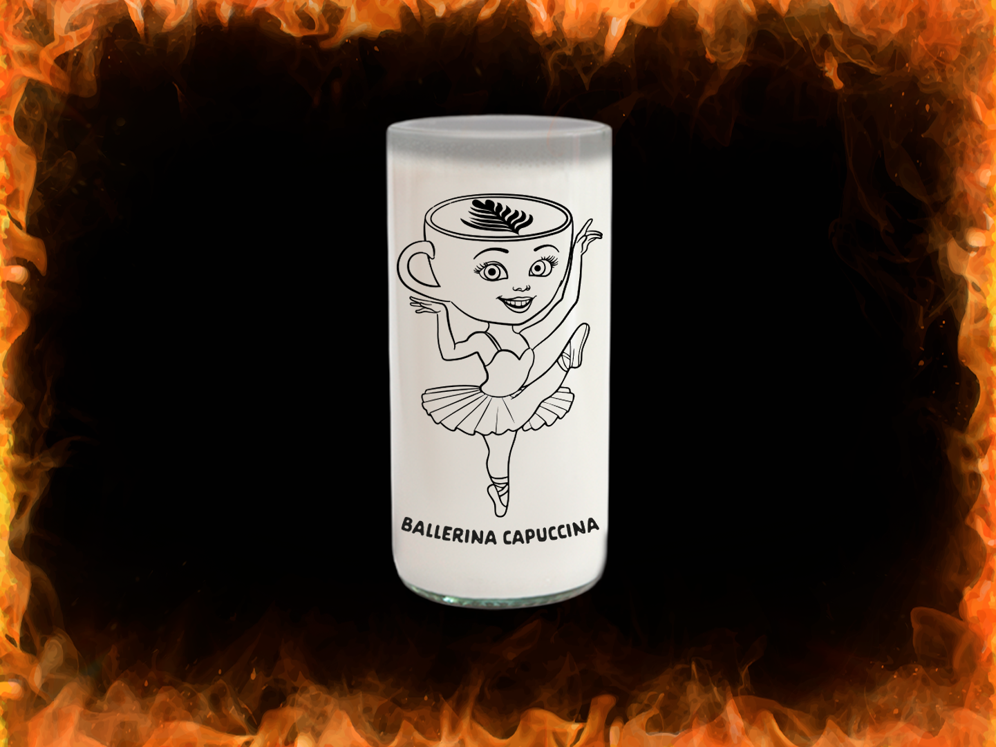 Vaso Ballerina Capuccina Edición Limitada Color Transparente 500 ml