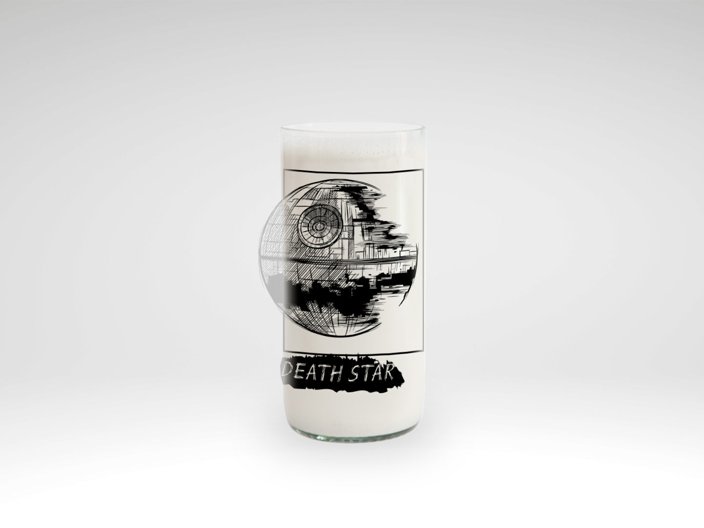 Vaso Star Wars nave Death Star transparente 500ml