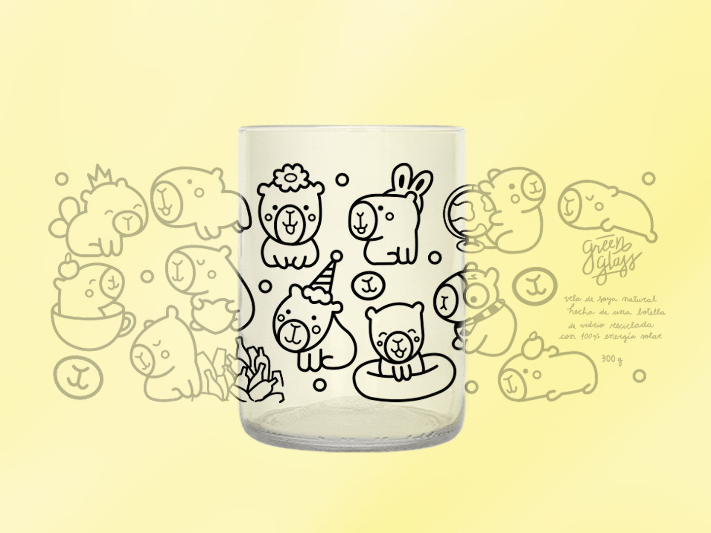 Vela Capibara: Edición limitada - Aroma Bergamota