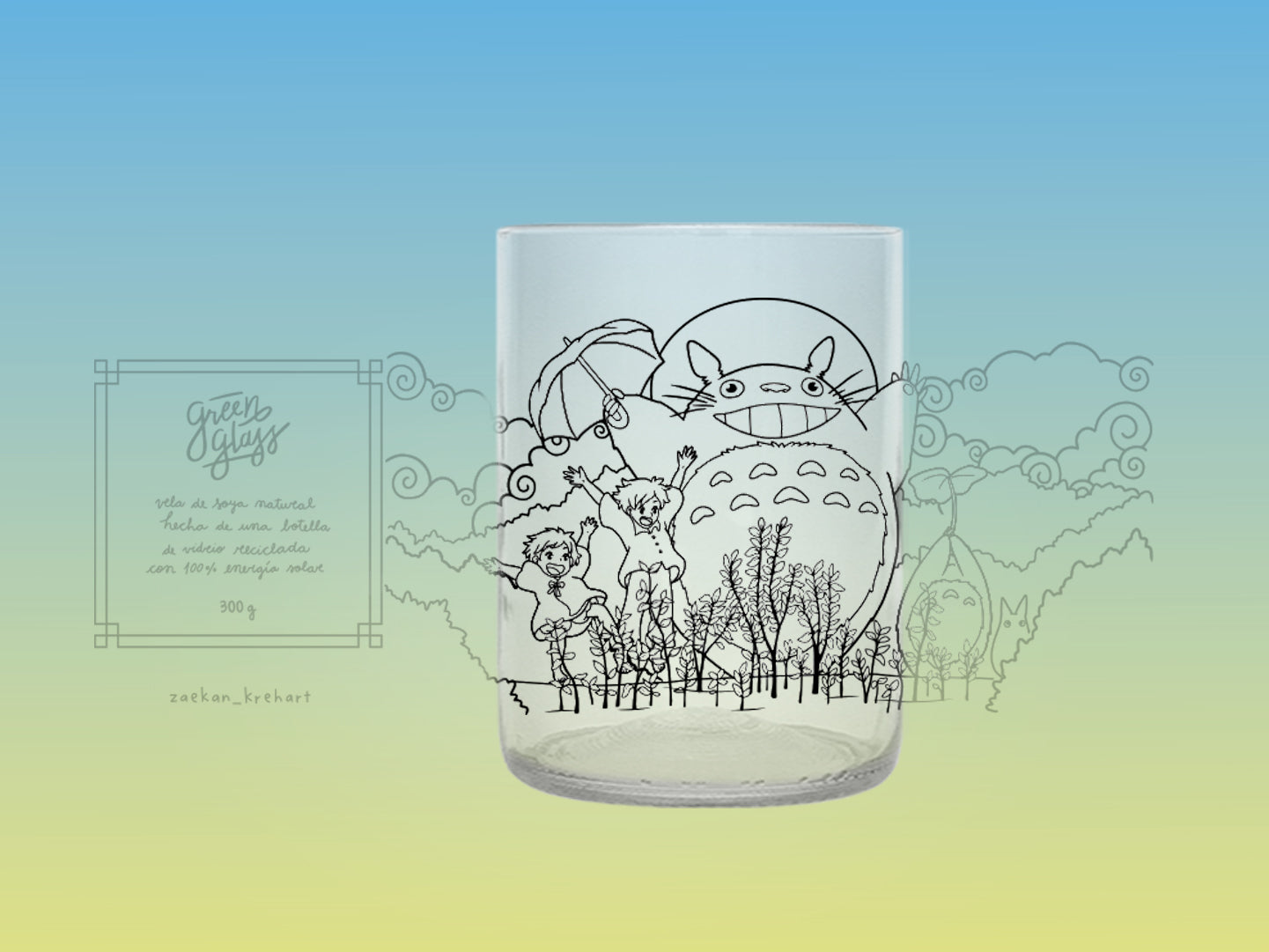 Vela Totoro: Edición Limitada - Aroma Pomelo