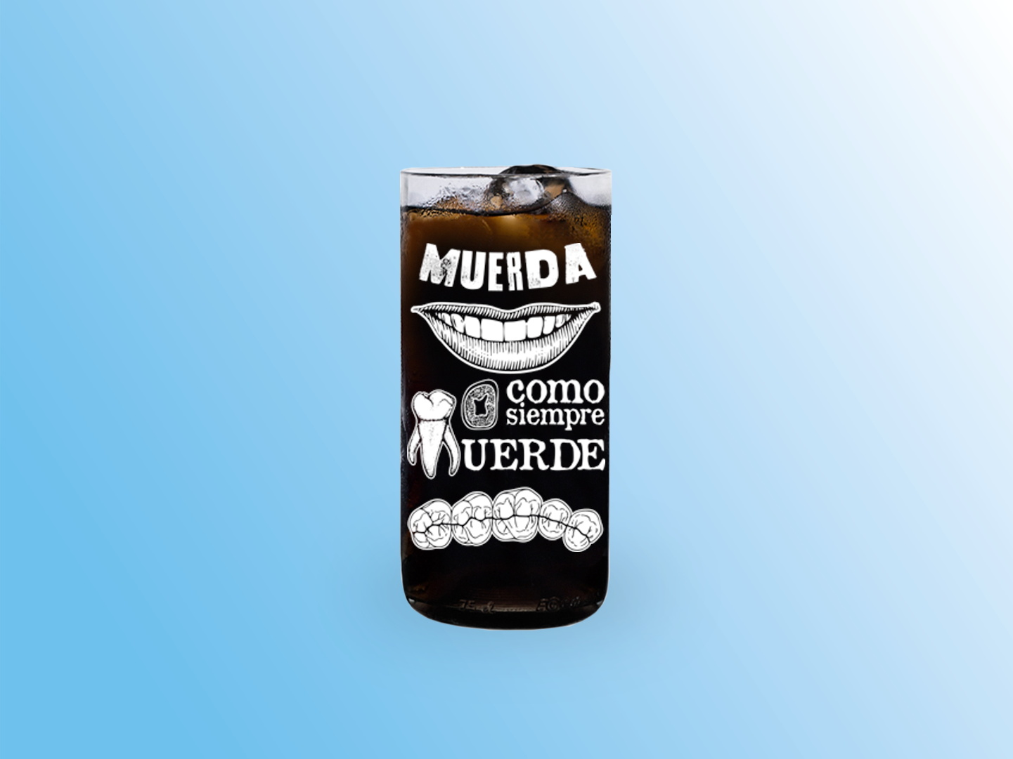 Vaso Muerda Dentistas Color Transparente 500 ml