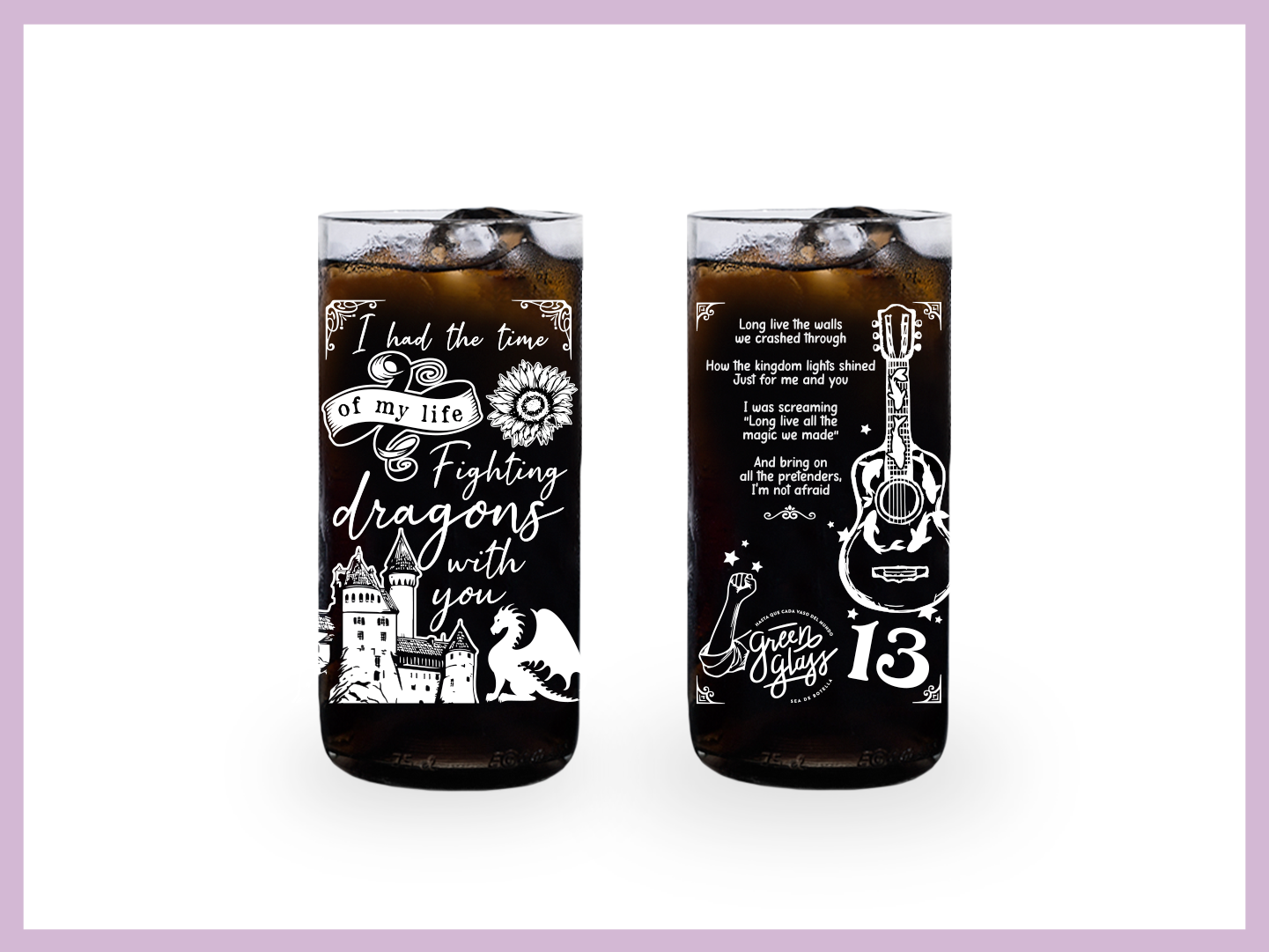 Vaso Long Live The Glass Tour Color Transparente 500 ml