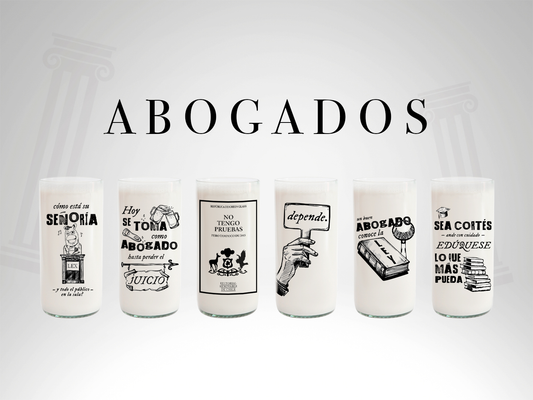 Abogados - Juego de 6 Vasos - 500 ml