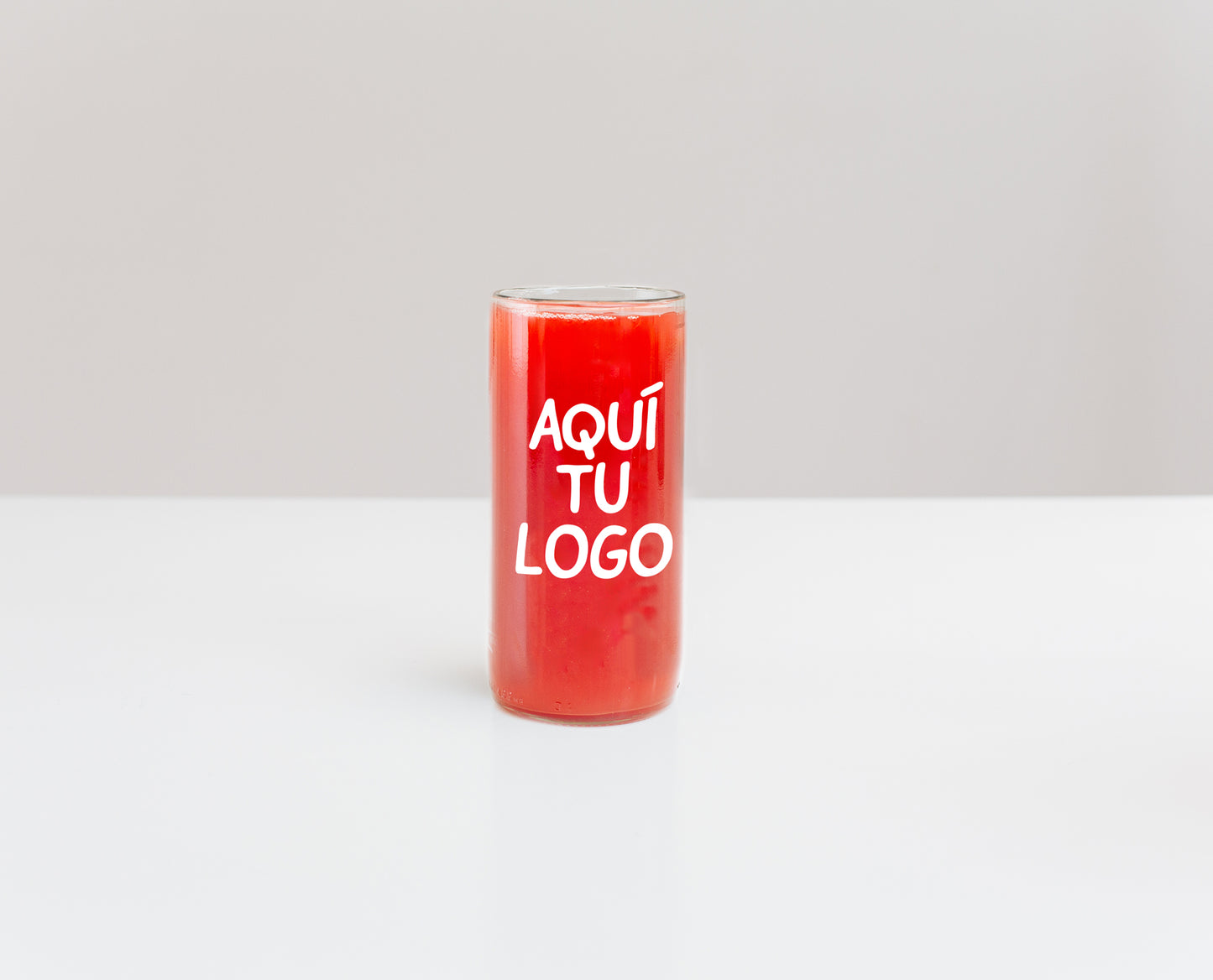 Vaso Green Glass En Caja Regalo Corporativo Premium