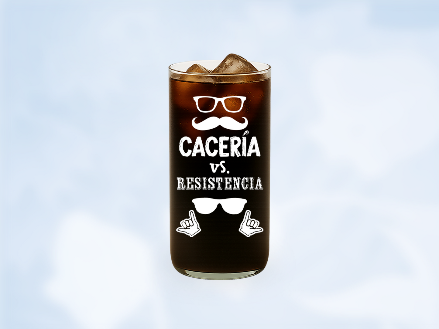 Zorrones Que Hablan - Juegos de 6 Vasos Piscoleros Transparentes - 500ml