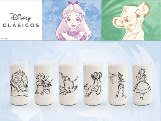 Disney Clásicos: Sketch - Juego de 6 Vasos - 500 ml