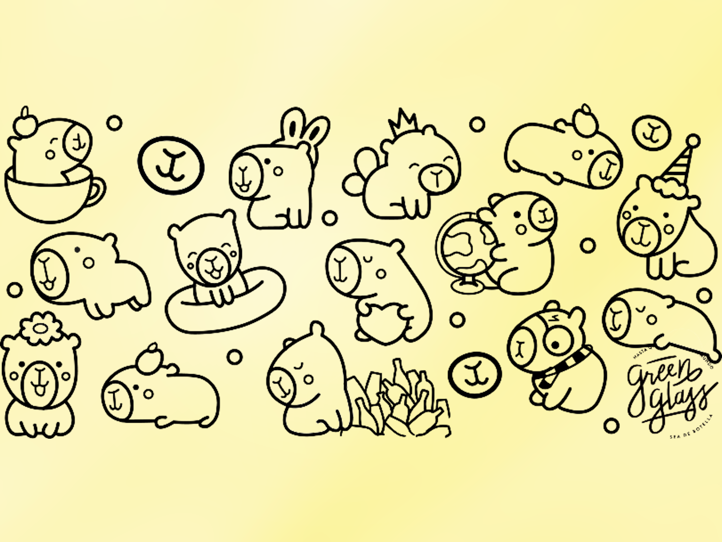 CapiGlass (edición limitada) - Vaso Unitario de 490ml