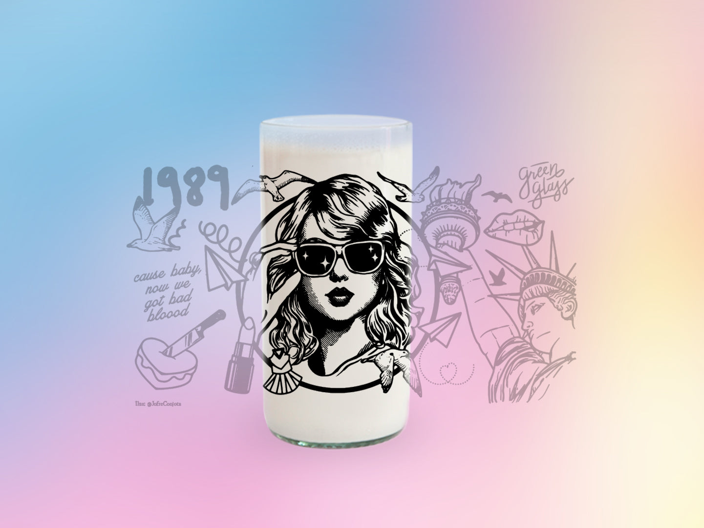 Vaso Era IV Green Glass (Taylor's Version) Color Transparente 500ml