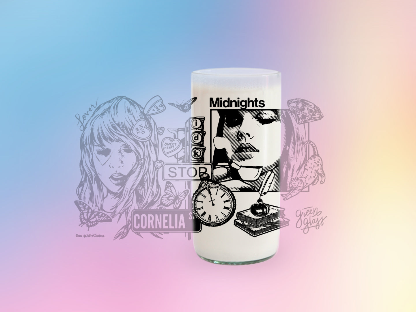 Green Glass (Taylor's Version) - Juego de 6 Vasos - 500 ml