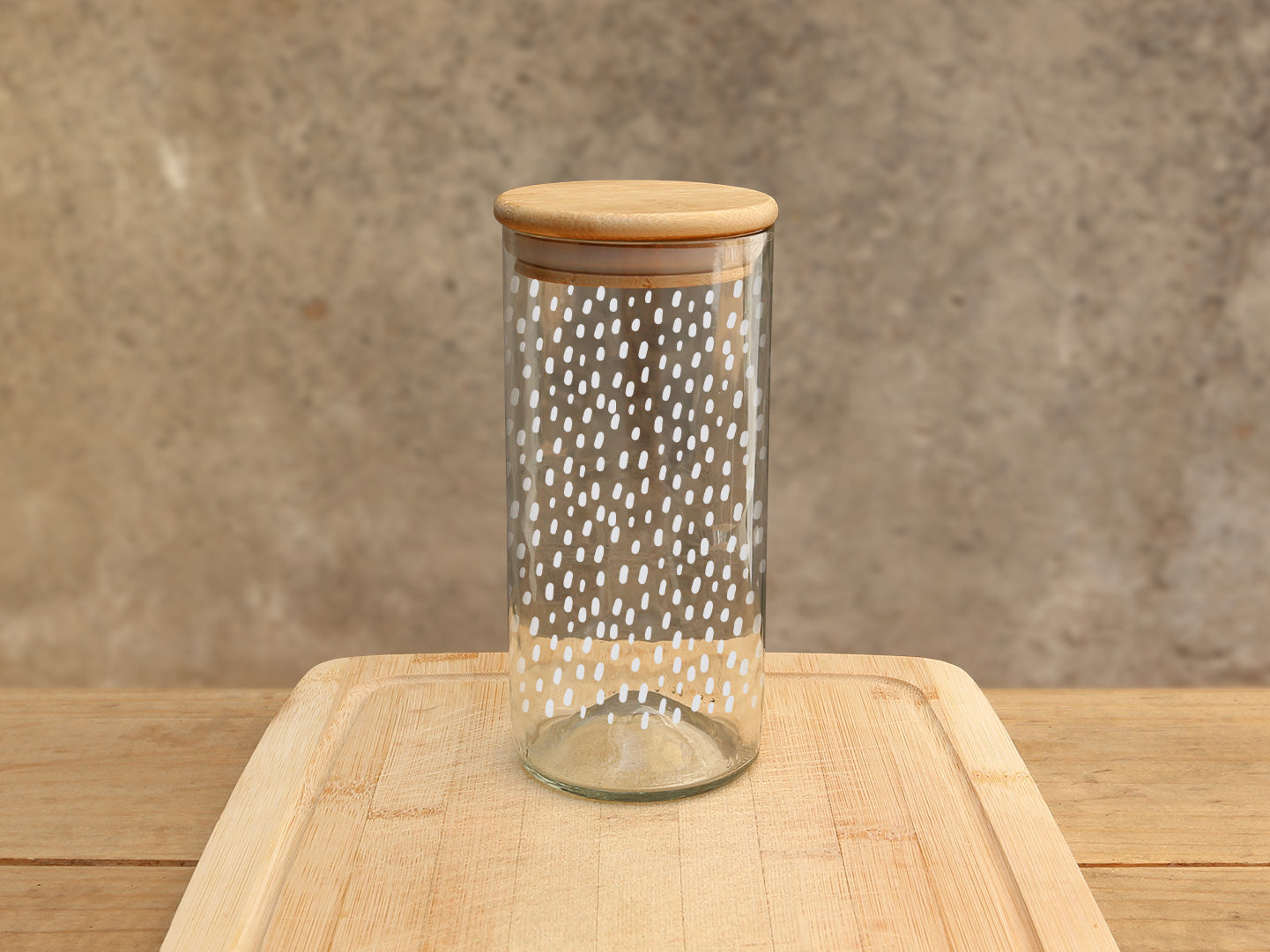 Frasco diseño cereal - arroz transp 500 ml