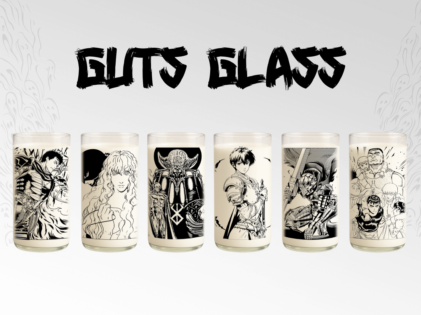 Guts Glass - Juego de 6 Vasos - 500 ml