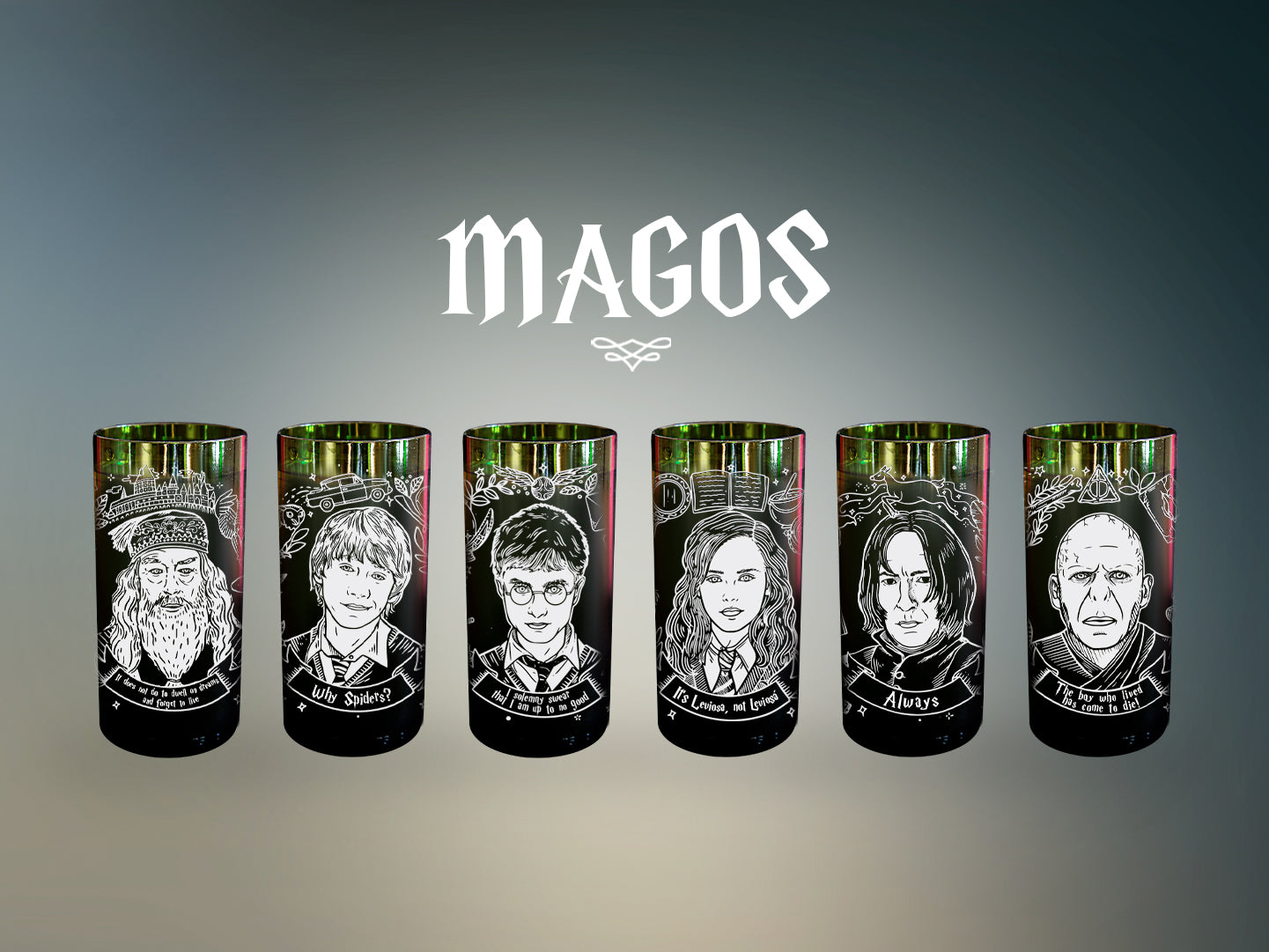 Magos - Juego de 6 Vasos