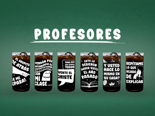 Profesores - Juego de 6 Vasos - 500 ml