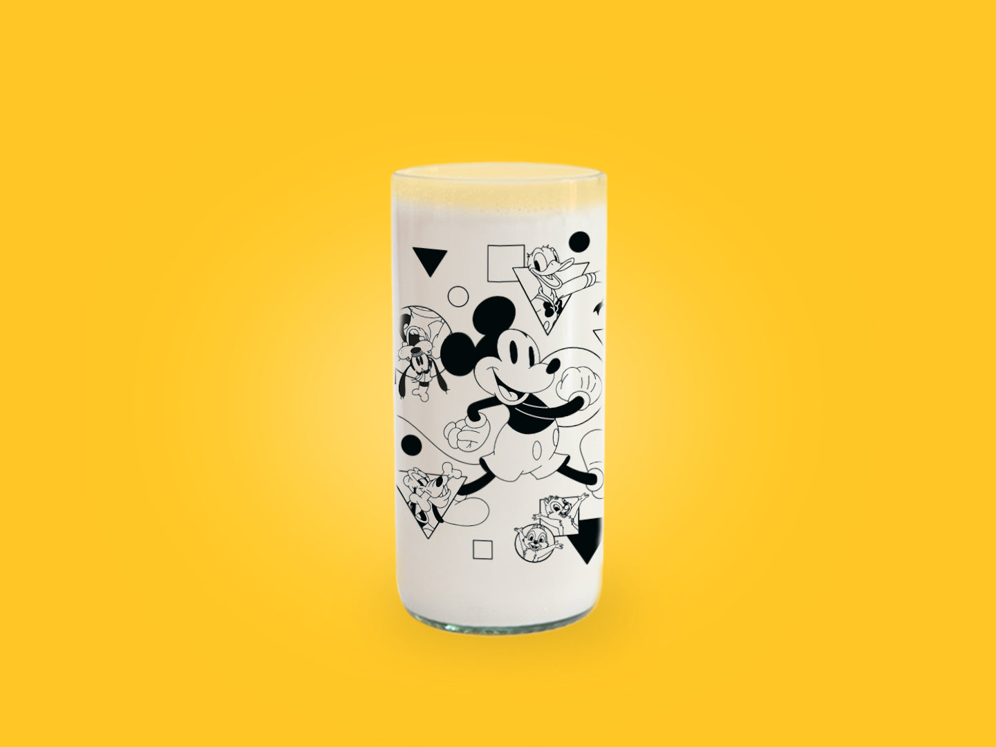 Mickey y Amigos Retro - Juego de 6 vasos - 500 ml