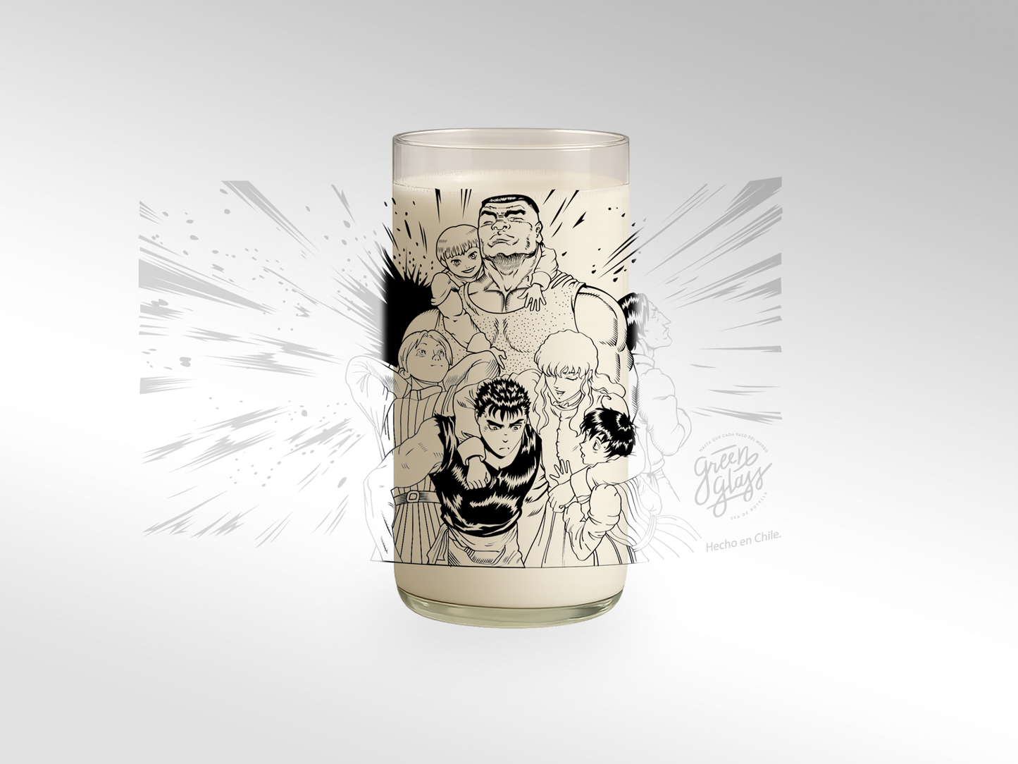 Guts Glass - Juego de 6 Vasos - 500 ml