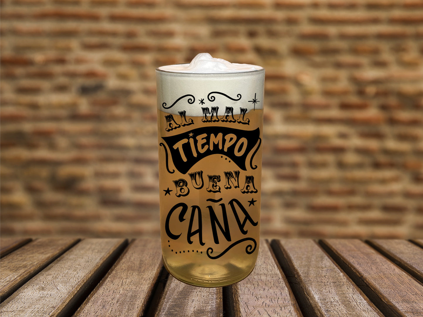 Vaso unitario de litro Gran Terremoto - Buena Caña