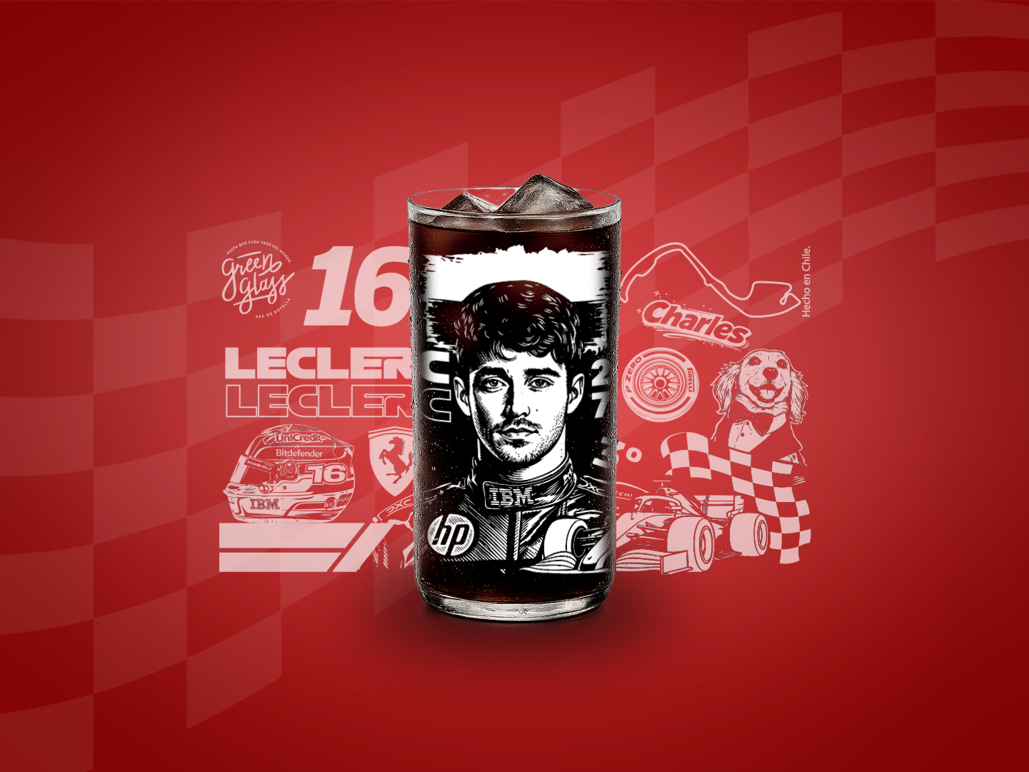 Vaso Charl Pole Position Color Transparente 500 ml