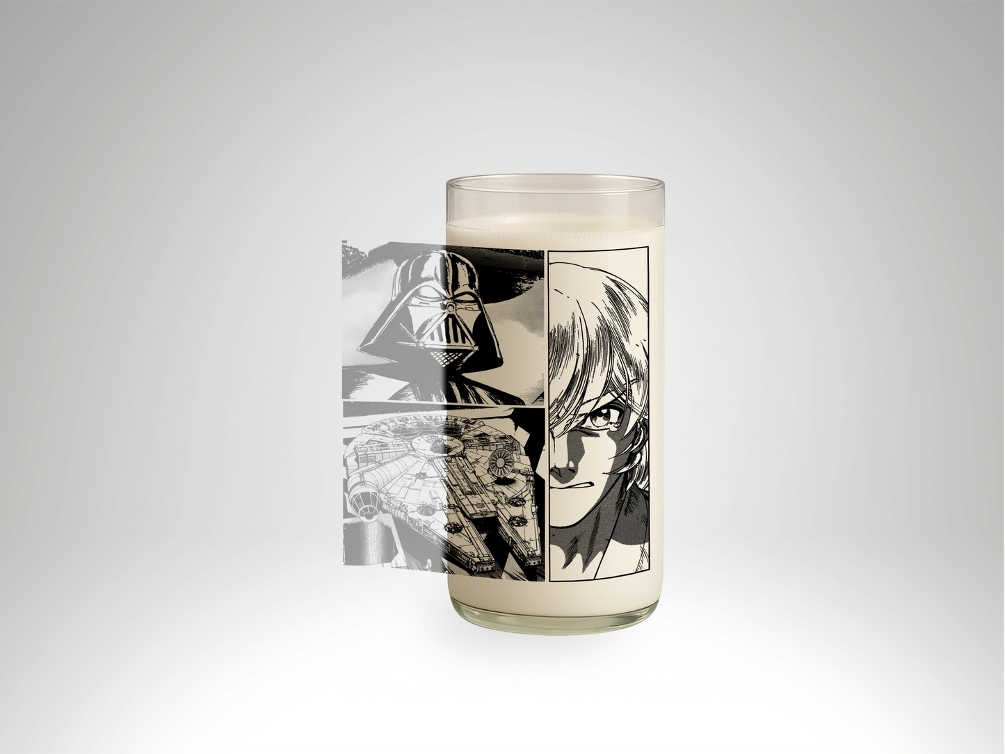 Vaso DARTH STAR WARS: Mangalaxia Color Transparente 500 ml