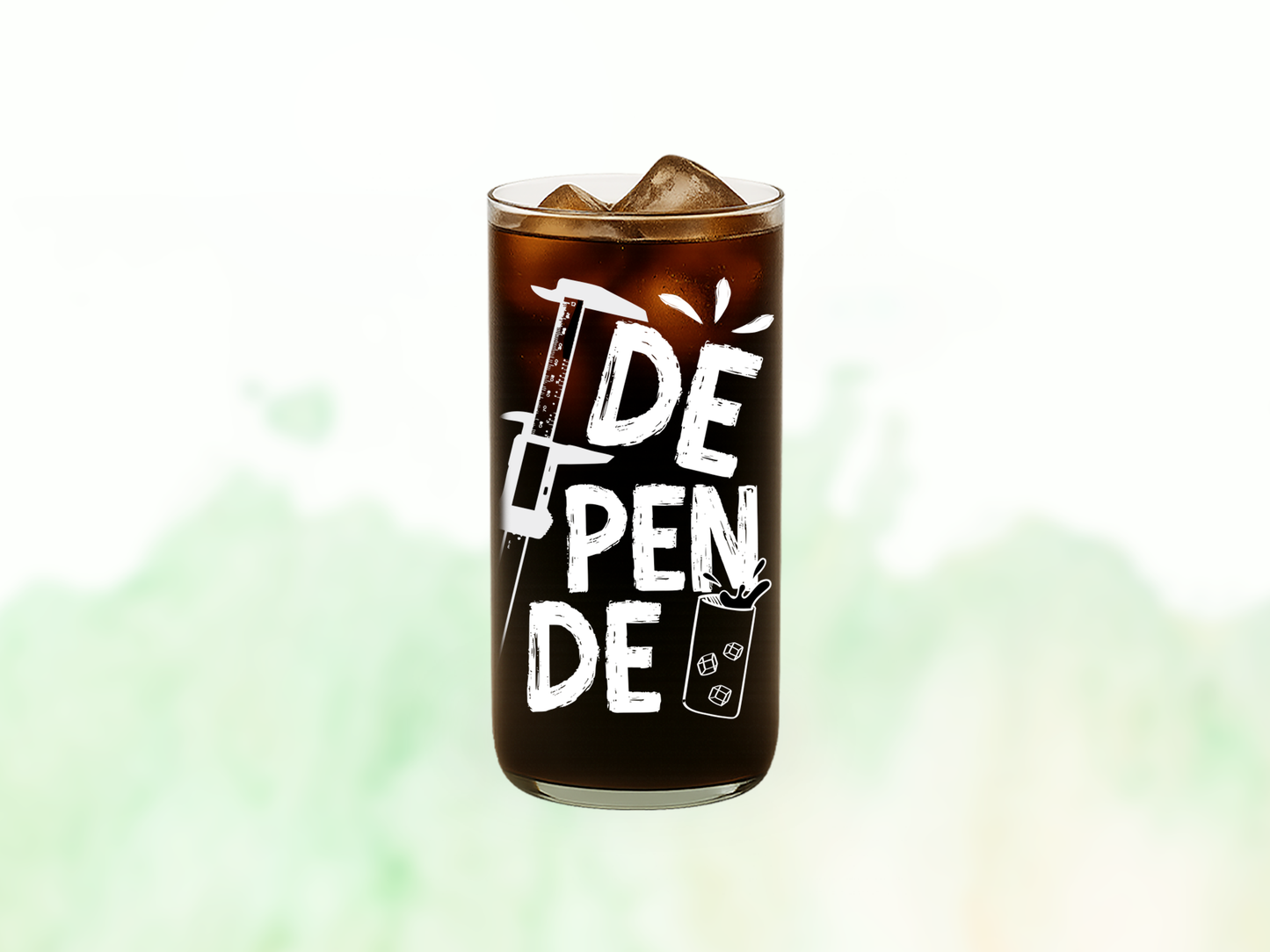 Vaso Depende Nutricionistas Color Transparente 500 ml