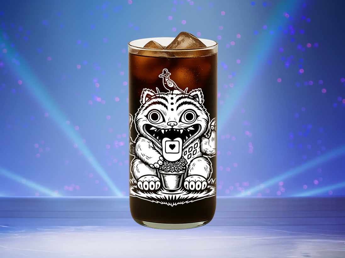 Vaso Tigre Glass Hunters - Color Transparente