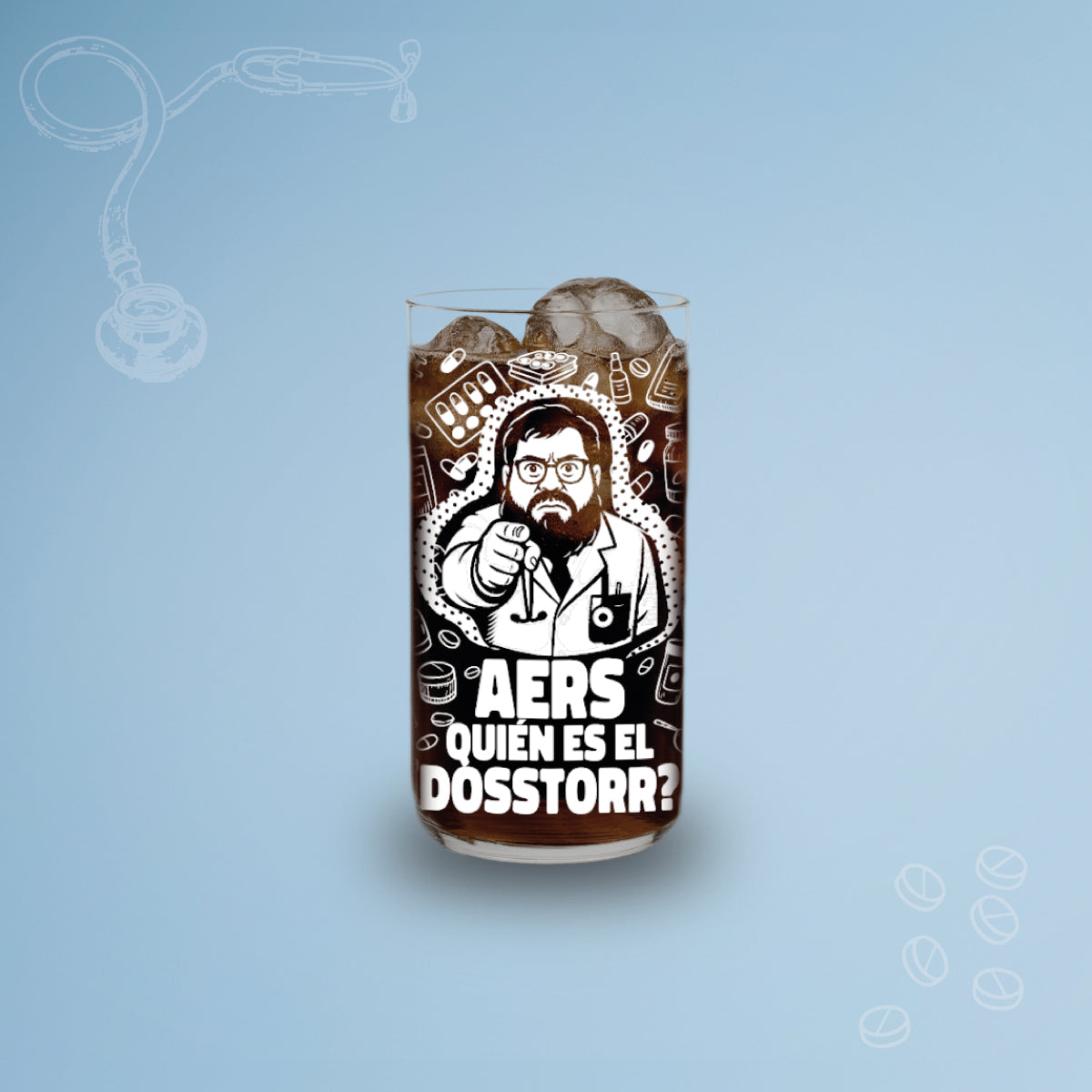 Doctores - Juego de 6 Vasos