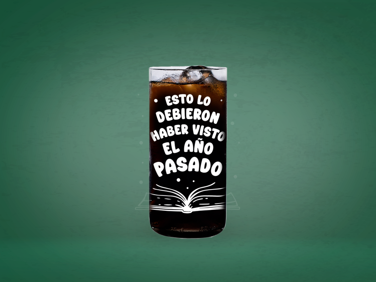 Vaso El Año Pasado Profesores Color Transparente 500ml