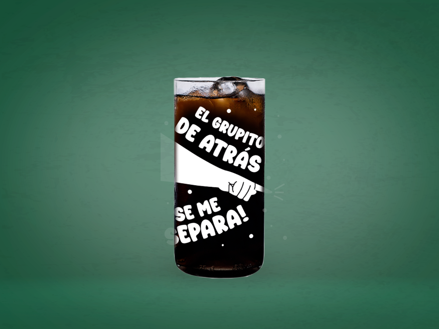 Vaso El Grupito Profesores Color Transparente 500ml