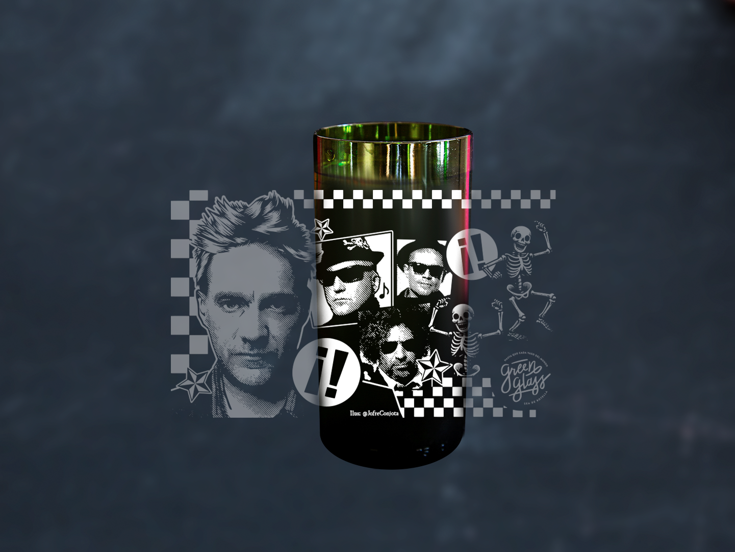 Rock Argentino - Juego de 6 Vasos - 500 ml