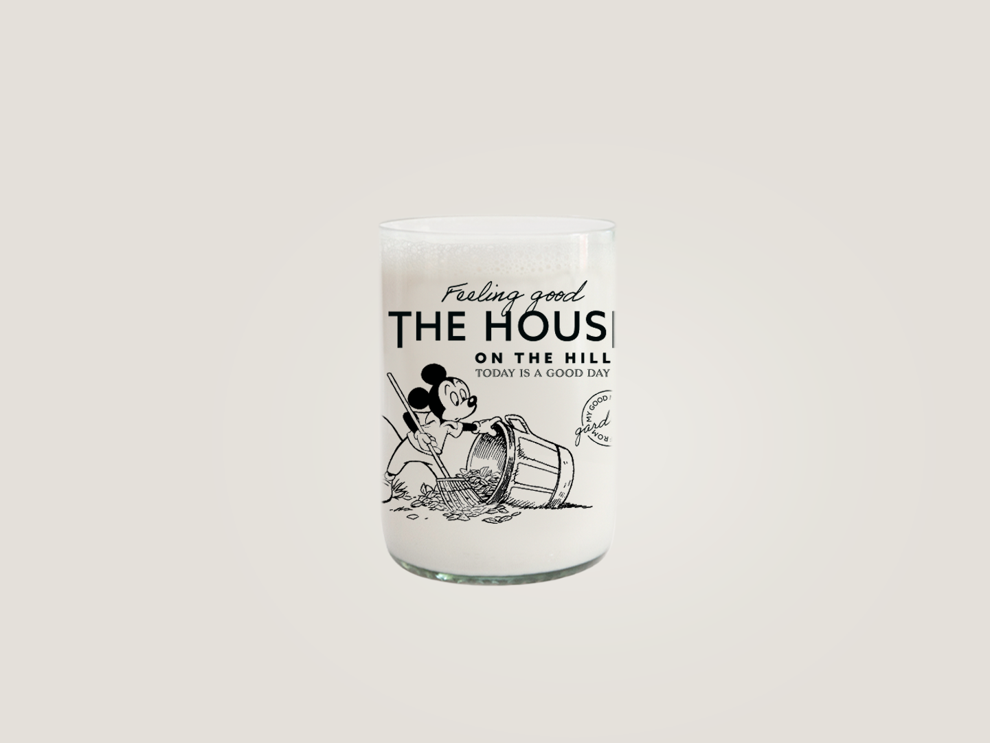 Vaso House Mickey y Amigos: Cuida El Planeta Color Transparente 330ml