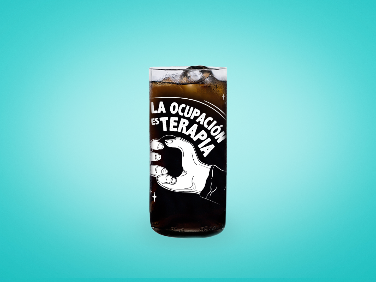 Vaso La Ocupación Terapeutas Color Transparente 500 ml