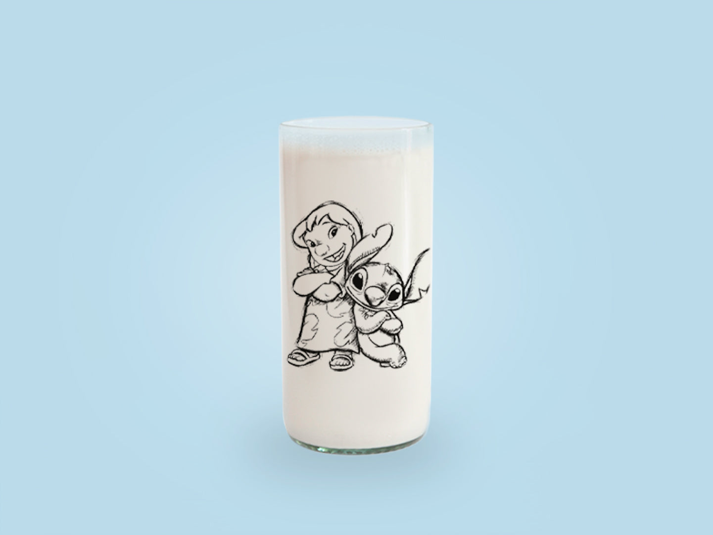 Vaso Lilo y Stitch Disney Clásicos Color Transparente