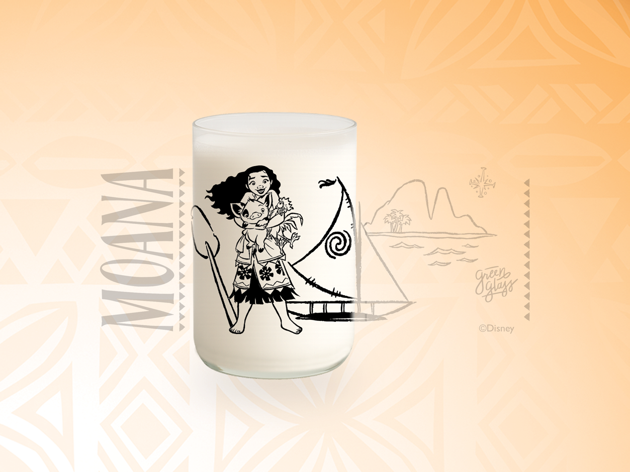 Disney Moana: Corazón del Mar - Juego de 4 Vasos de 330 ml