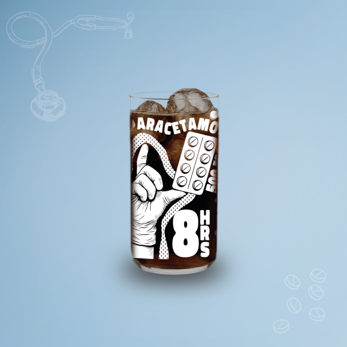 Doctores - Juego de 6 Vasos