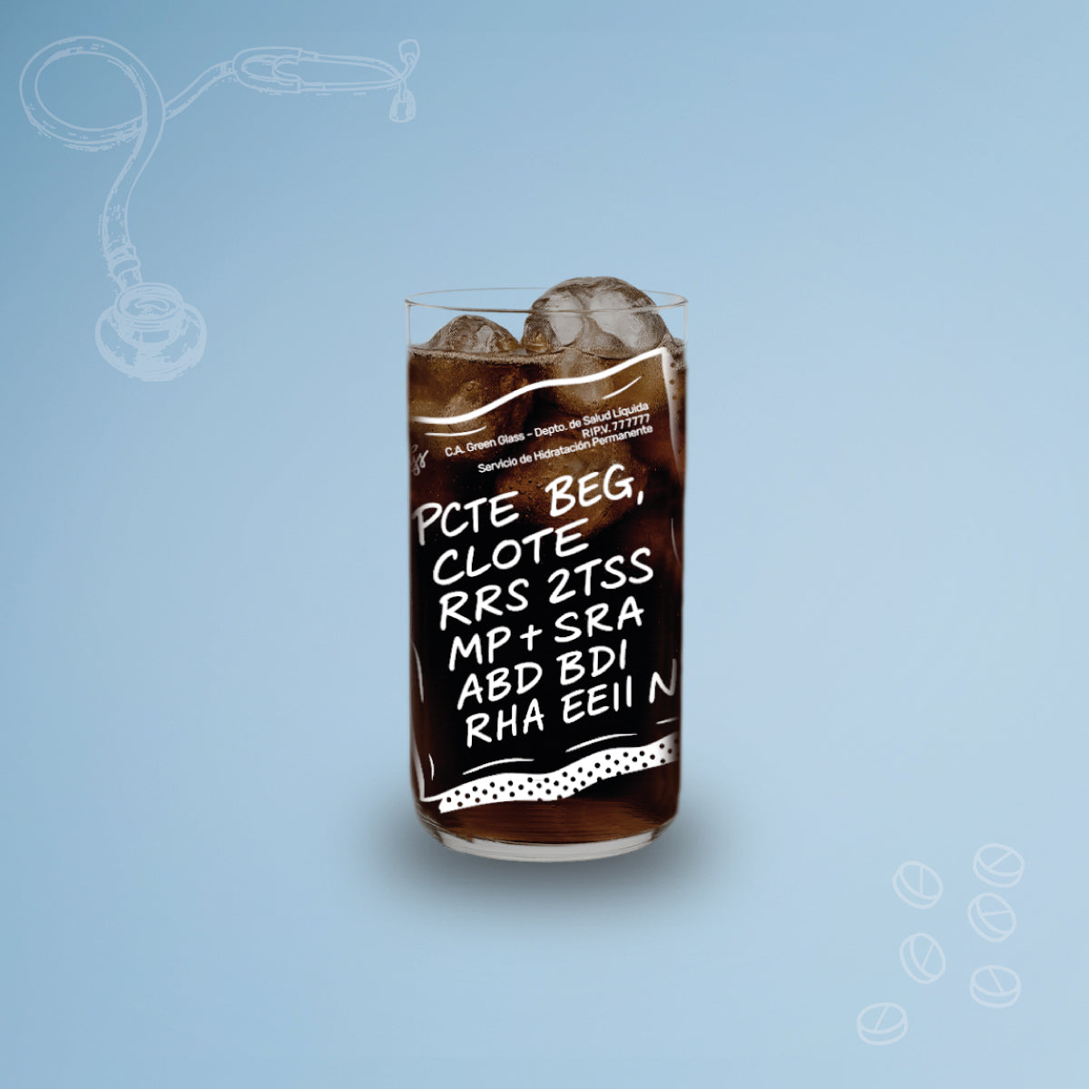 Doctores - Juego de 6 Vasos