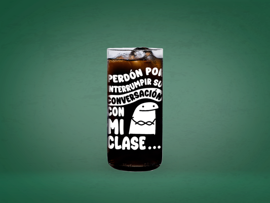 Vaso Perdón Profesores Color Transparente 500ml