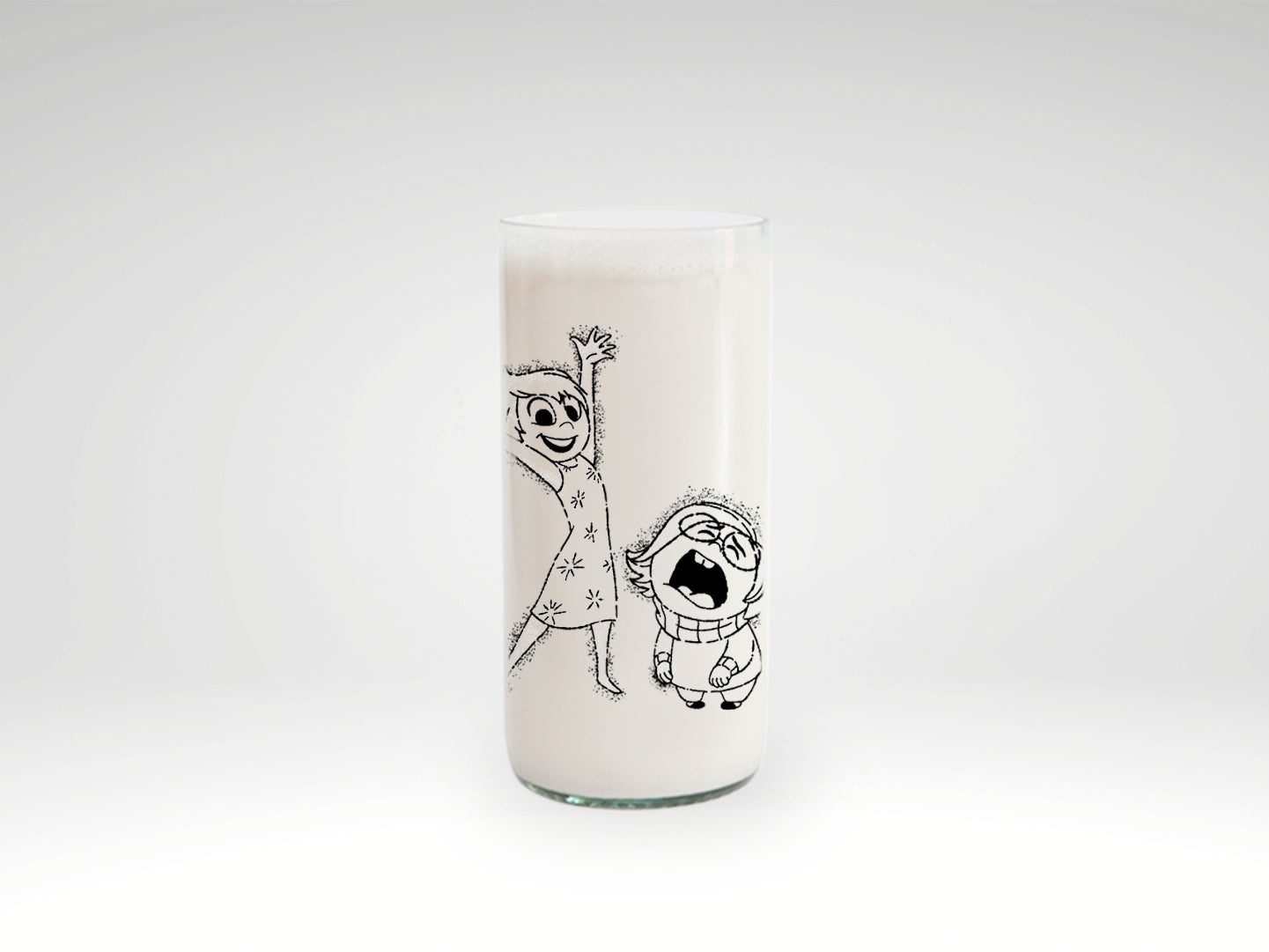 Vaso Think Positive Intensa-Mente 2: Celébrate Color Transparente 500ml