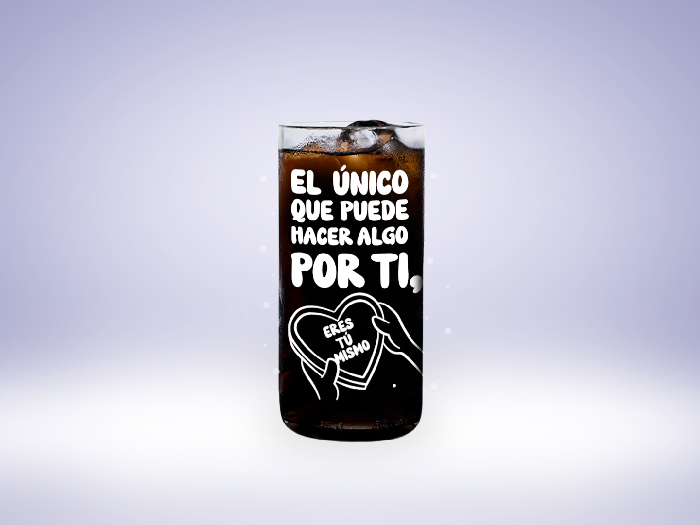 Vaso Tu mismo Psicólogos Color Transparente 500ml