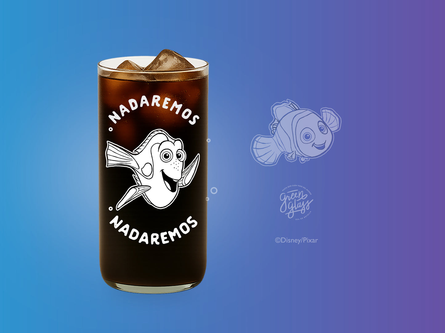 Disney Pixar: All Stars - Juego de 6 Vasos de 500 ml