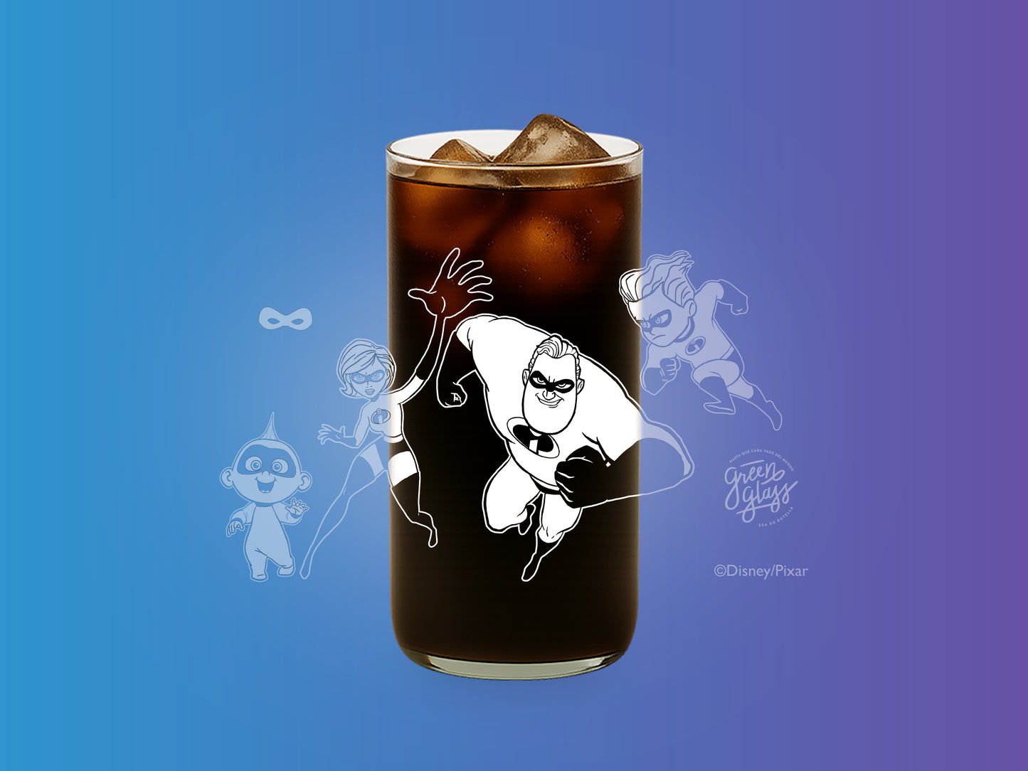 Disney Pixar: All Stars - Juego de 6 Vasos de 500 ml