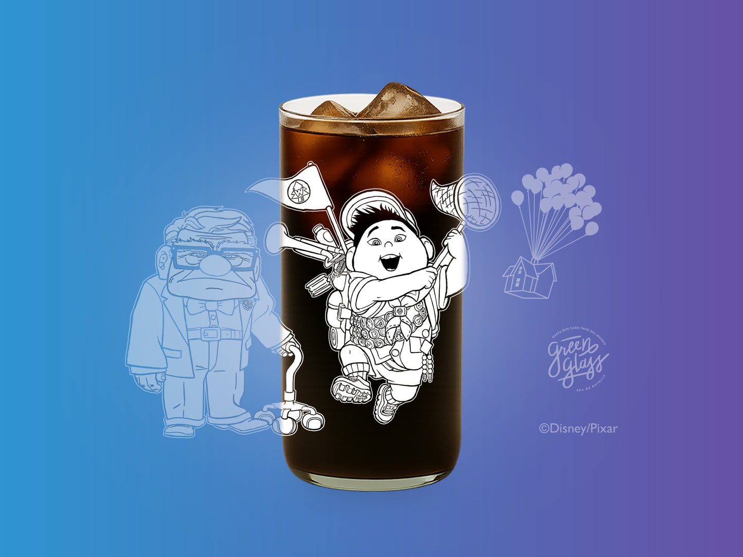 Disney Pixar: All Stars - Juego de 6 Vasos de 500 ml